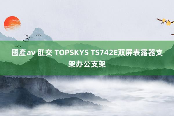 國產av 肛交 TOPSKYS TS742E双屏表露器支架办公支架